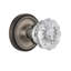 Classic Rosette with Crystal Door Knob-1189325745-1189325752