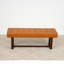 Banc en cuir véritable Edelie