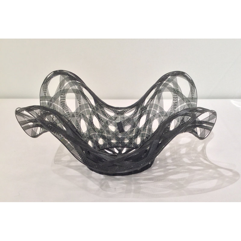 Papillon Iron Wire Tray, 6" H x 18.5" W x 18.5" D