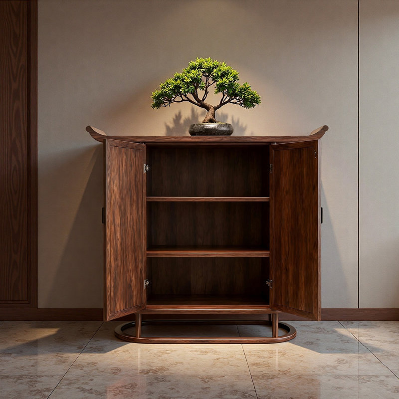 Modern multi-functional console table, 35.04" H x 49.61" W x 14.96" D