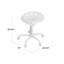 Adjustable Height Active Stool with Removable Casters/Wheels-878895956