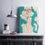 «Seattle City Map», reproduction d'impression sur affiche tricolore-31737728