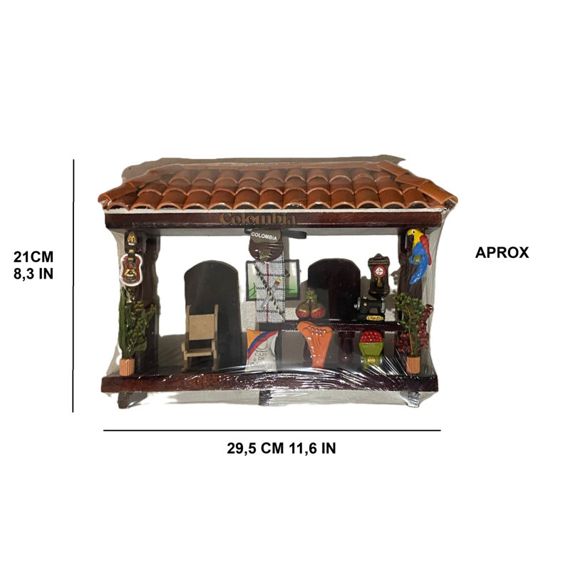 Wall decor colombian house