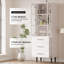 Garde-manger H 70,9 po x l 94,48 po avec bibliothèques-341242118