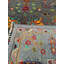 Tapis en laine et coton gris noué à la main Original Original