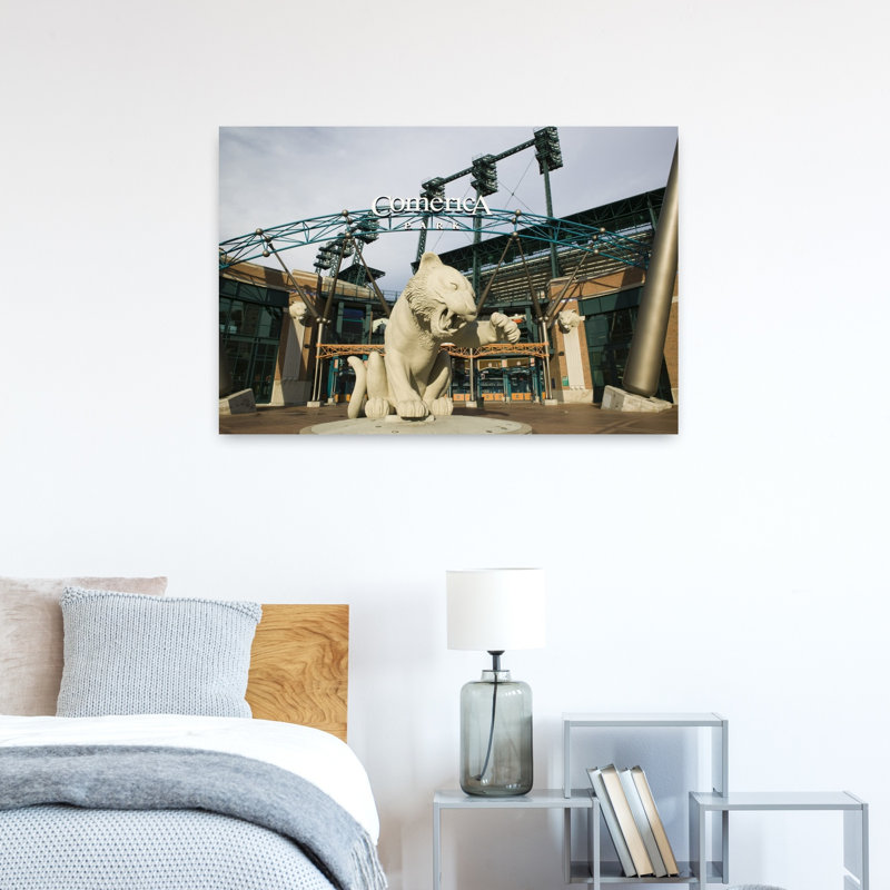 Home of the Detroit Tigers Baseball Team Comerica Park Detroit Michigan USA 1 Piece Wrapped Canvas Wall Art