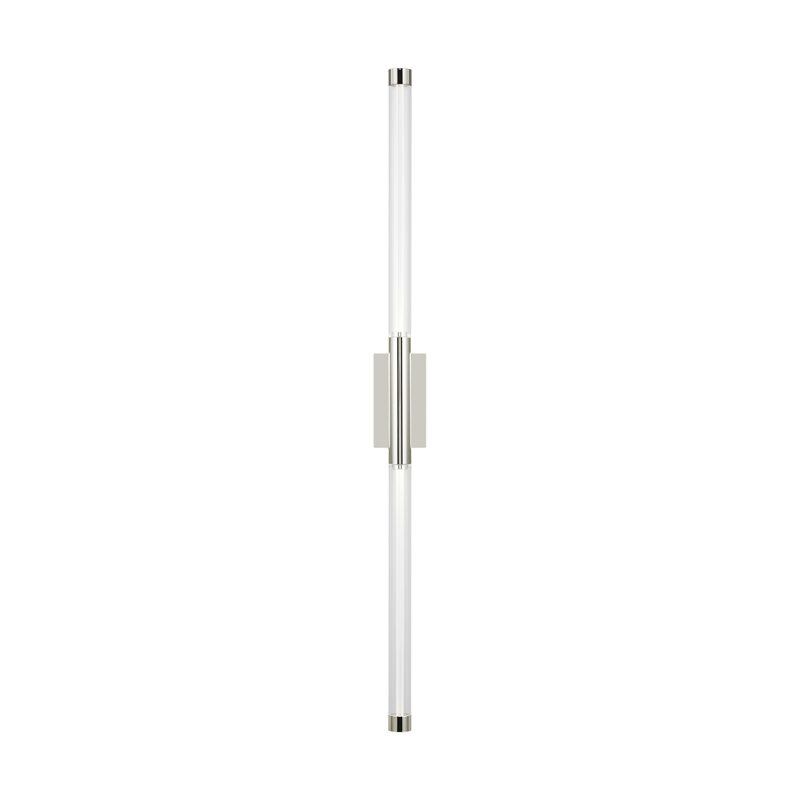 Phobos 2 - Light LED Armed Sconce, Polished Nickel