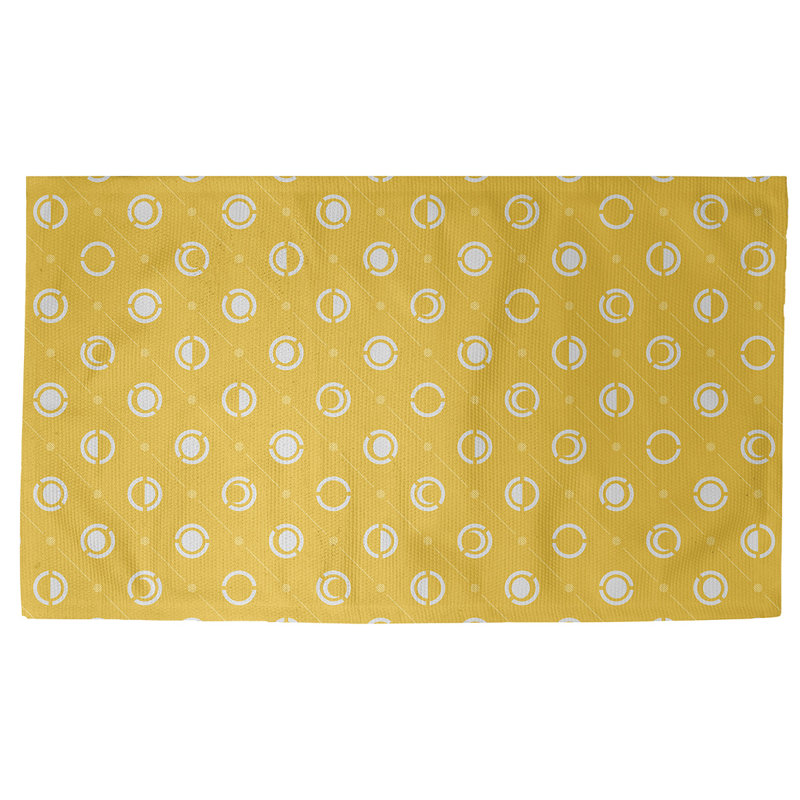 Skeffingt Polka Dots Indoor Rug, Rectangle 5' x 7'