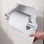Porte-papier hygiénique mural en acier inoxydable