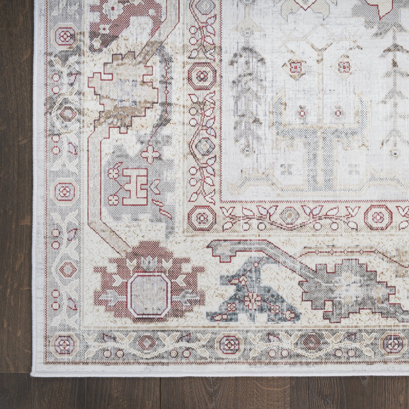 Tapis ivoire Mizraim, Rectangle 3 pi 9 po x 5 pi 9 po
