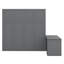Lit escamotable avec bureau, tablettes de rangement et grandes armoires-579503377