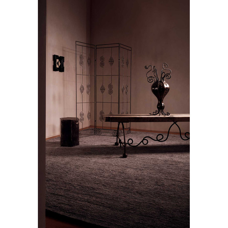 The Rug Company Ridge Area Rug, Stone, Rectangle 12' x 16'