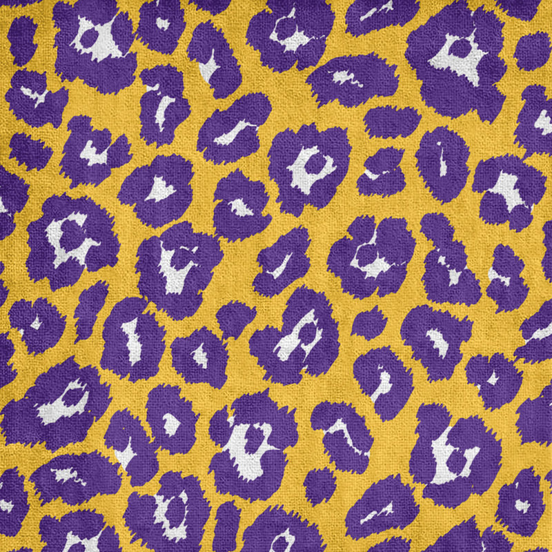 Lucida Bath Towel, Polyester/Cotton Blend, Gold/White/Purple