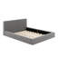 Grand lit tapissier au sol en velours-1636431982