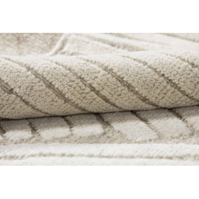 Ravine Hand Knotted Wool Abstract Area Rug