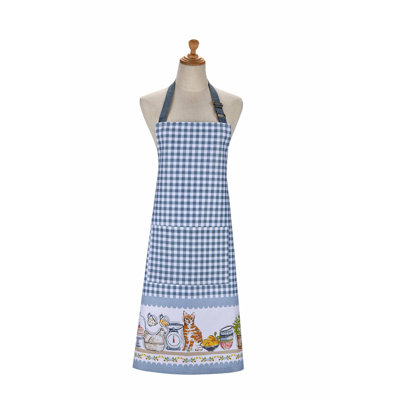 Floral Cotton Bib Apron