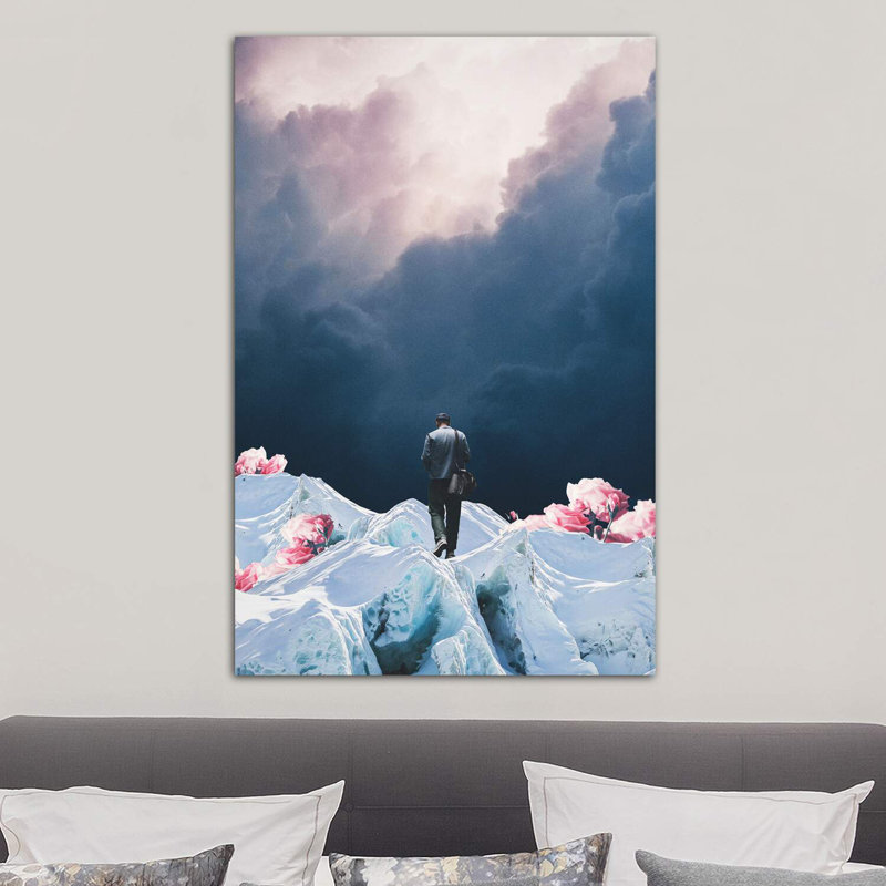 The Path To Solitude Is Full Of Winter Roses by Frank Moth - Wrapped Canvas Print, 101.6cm H x 66.04cm W x 3.81cm D