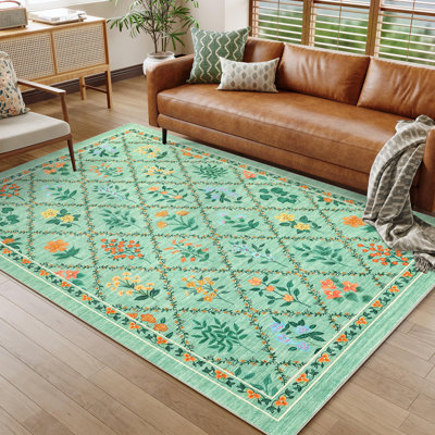 Tapis moderne lavable 10 x 13 pour le salon Tapis luxueux et moelleux pour chambre à coucher Tapis coloré pour treillis