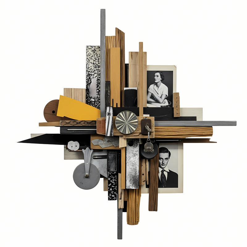 Fragments Of The Familiar, 48" H x 48" W