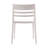 Commercial All-Weather Resin Stack Chair With Slatted Backrest-1642845542