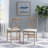 Avel Solid Wood Folding Padded Dining Chair