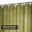 Rideau de douche vintage rétro vert vieilli grunge noir avec 12 crochets-23982073