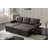 Upholstered Pull Out Sectional Sofa With Chaise-732740932