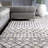 Rudden Moroccan Shag Cream/Blue Gray Rug-229975299