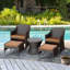 Round Outdoor Side Table , 48cm cm W 48cm cm D