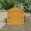 TigerFlex® Modular Buildings Solid Wood Shiplap Apex Bike Shed-123187446