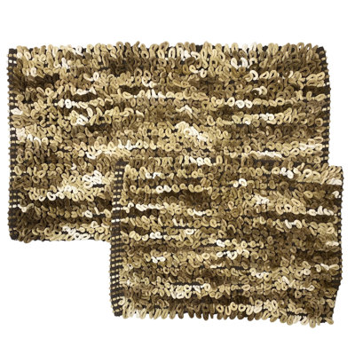 Abbey Noodle 2PC Rug Set-TAUPE