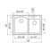 Aversa 33'' L Drop-In Double Bowl Kitchen Sink
