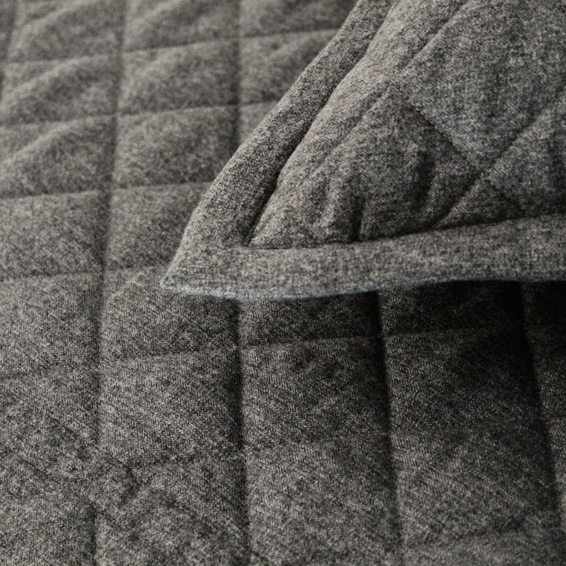 Flannel Coverlet, King Coverlet + 3 Euro Shams