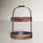 Metal Oval 2 Tier Tray with Handle