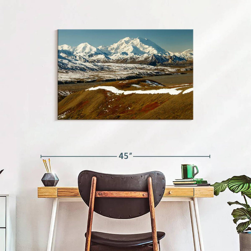 Alvord Denali Snow Mountain, 24" H x 36" W