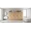 Armoire de rangement polyvalente en chêne Modex (ensemble de 4 pièces)-769496504