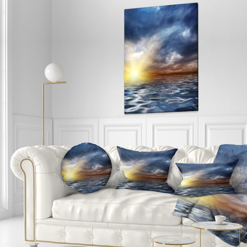 Coussin Seascape, Rectangulaire, 12 po x 20 po