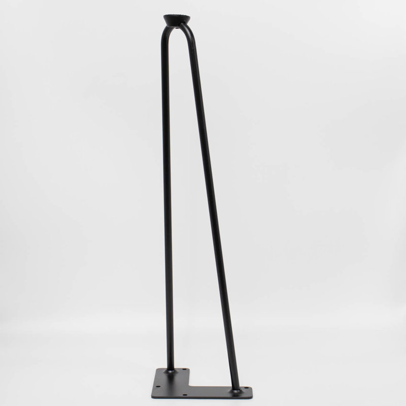 ROUS Hardware Mid Century Modern Hairpin Furniture Legs - 36" Polo, Sleek And Sturdy Aluminum Design Legs - Heavy Duty Furniture Legs For Tables, Benches, Desks - Easy Installation - 4-Count