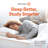 Dormeo Premium Twin Cooling Mattress Topper - 3-Zone Octaspring® Technology for Optimal Back Support, Anti-Slip Bottom-153114556