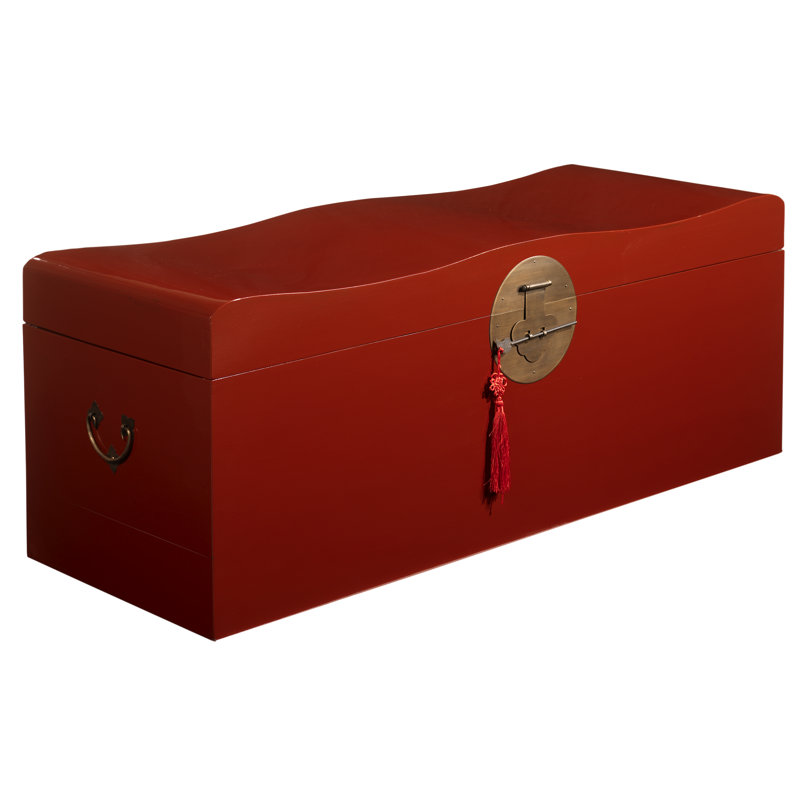 Hangzhou Blanket Chest, Red Lacquer
