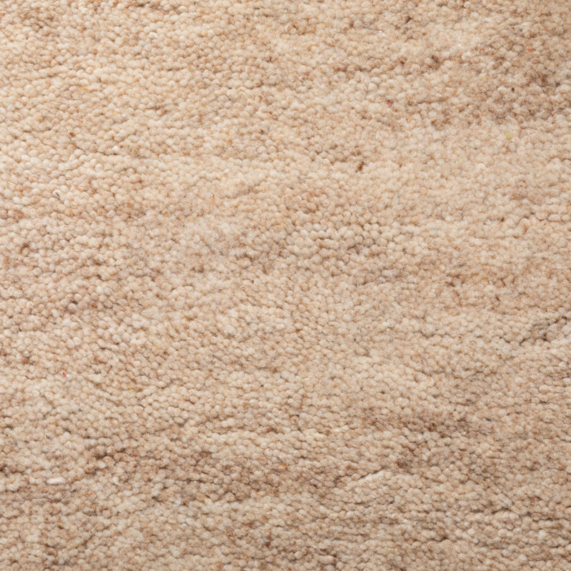 Eloi Wool Hand Knotted Area Rug, Sand, Rectangle 120 x 180cm