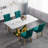 Kekeli 6 - Person Pedestal Dining Set-106383669-106383664