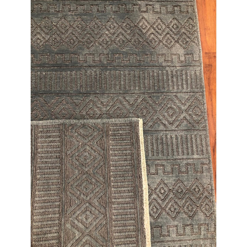 Tapis marocain en jute tissé à la machine Maro, Rectangle 2 pi 7 po x 4 pi 11 po