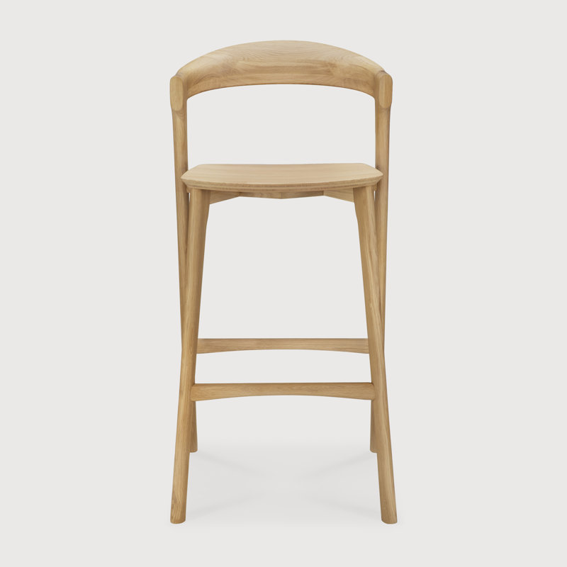 Bok bar stool - varnished oak, Bar Stool (30.5" Seat Height)