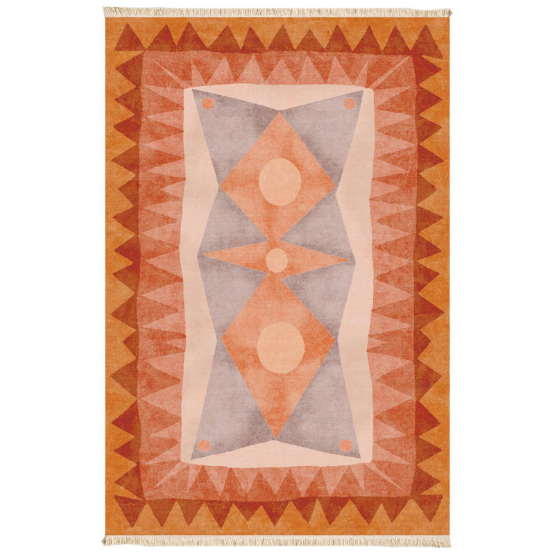 Tapis à motif géométrique Southwestern