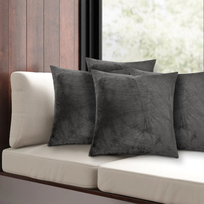 Apex Crushed Velvet Cushion Cover Set