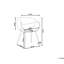 Vanesa 43cm H Slat Back Side Chair