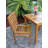 Kasandra Teak Wood Premium All-Weather Wicker Outdoor Dining Side Chair