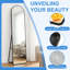 Miroir arqué pleine longueur en aluminium-451321553