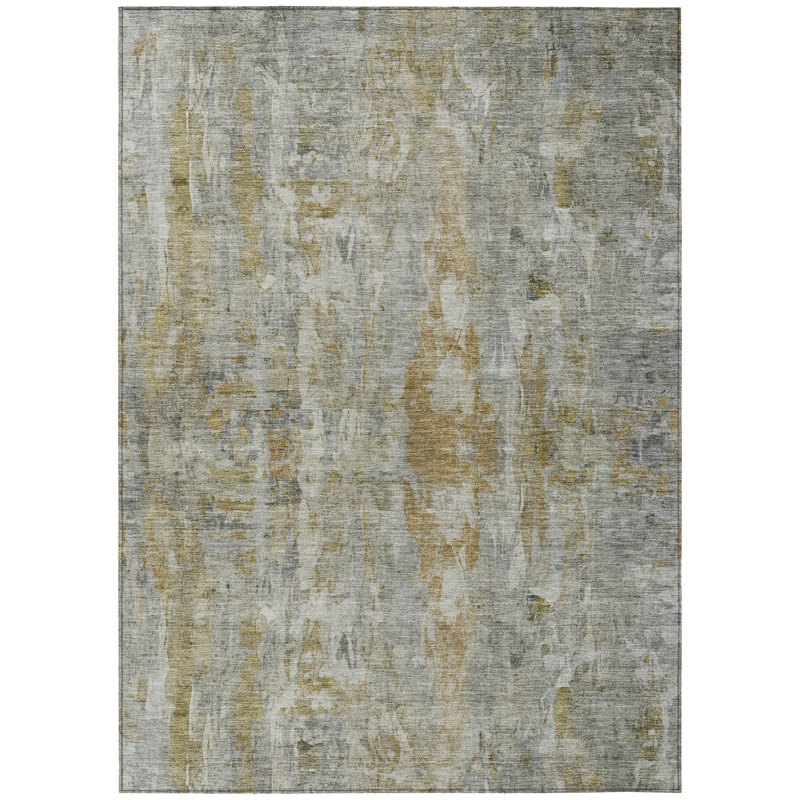 Machine Washable Indoor/Outdoor Mattis ACN2310 Abstract Rug, Rectangle 10' x 14'